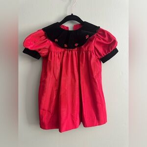 Therese Red Children's Dress 24 Months
